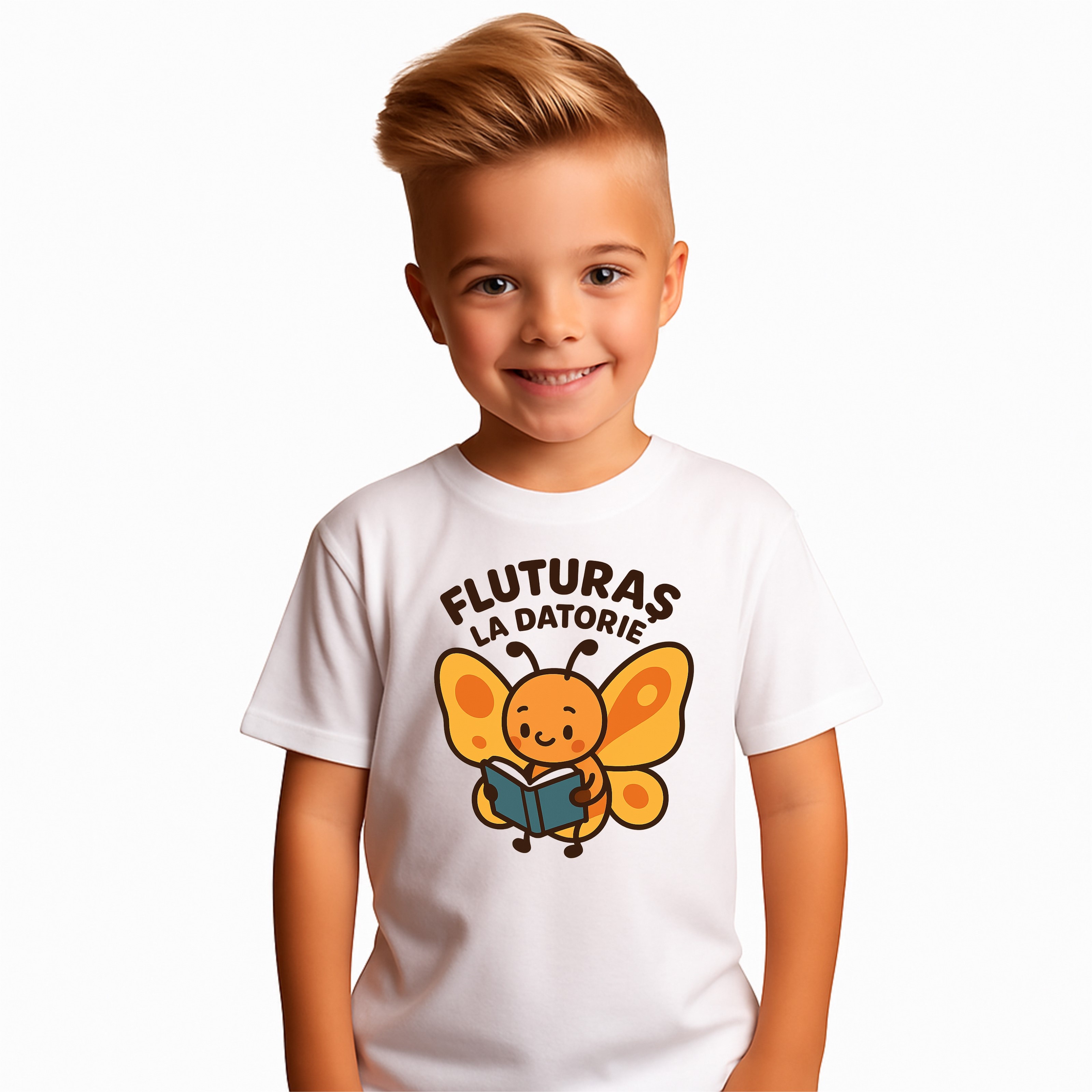 Tricou Gradinita pentru copii Fluturas la datorie